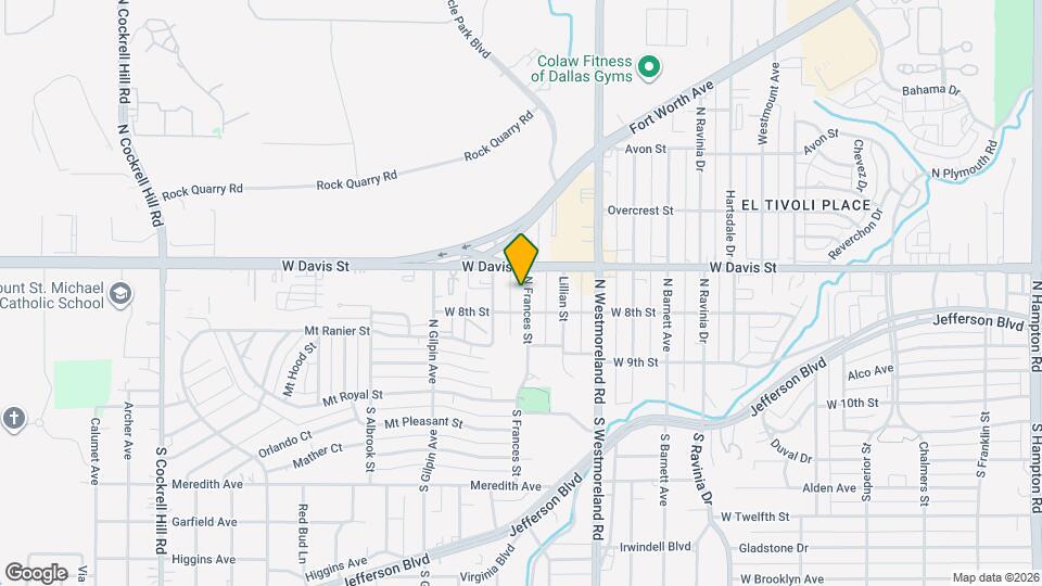 419 N Frances St Map and Location Details