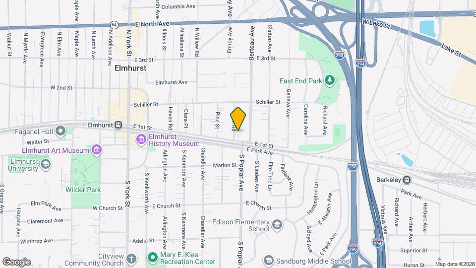 109 N Avon Rd, Unit 2 Map and Location Details