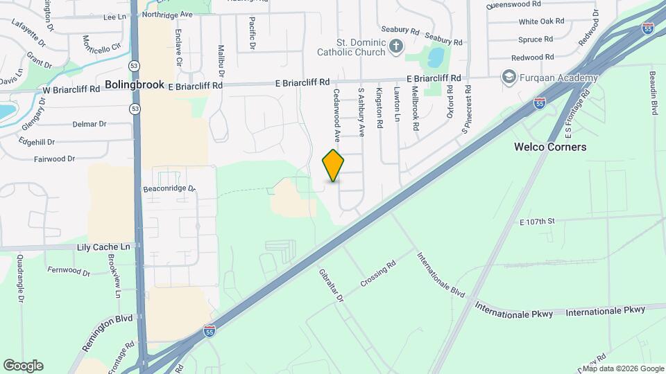 229 Cedarwood Ave Map and Location Details