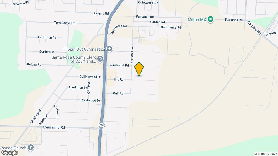 5828 Ibis Rd Map and Location Details