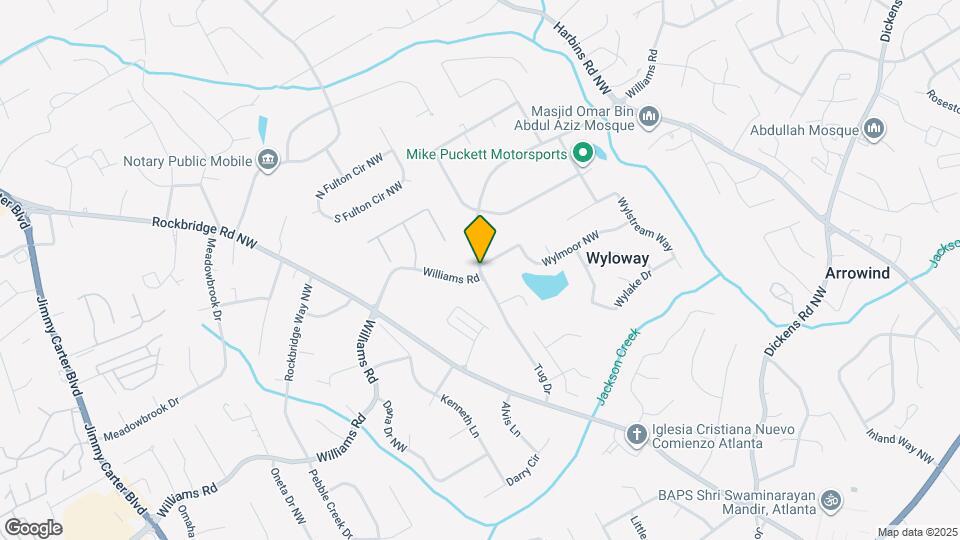 5721 Williams Rd Map and Location Details