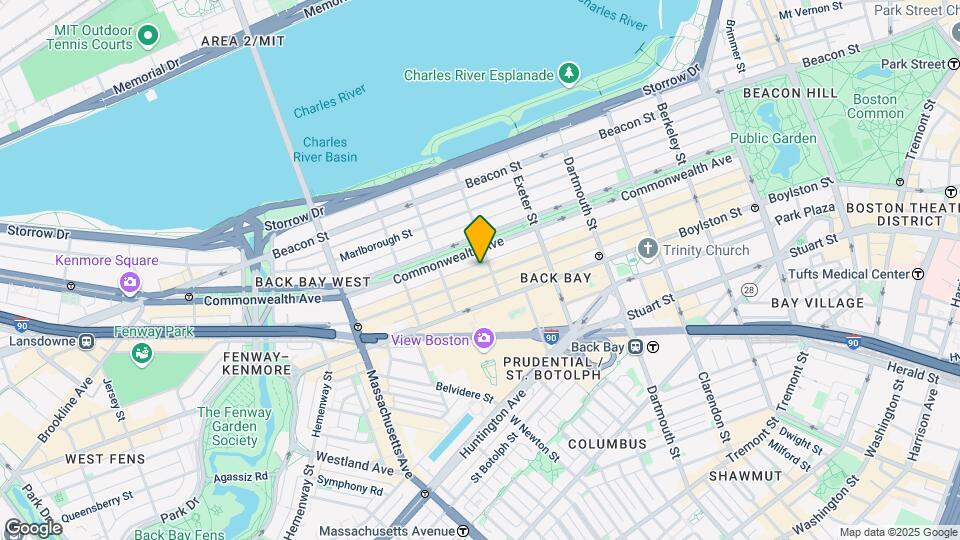 247 Newbury St, Unit 2B Map and Location Details