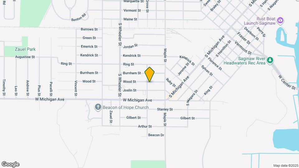 1757 Wood St Map and Location Details