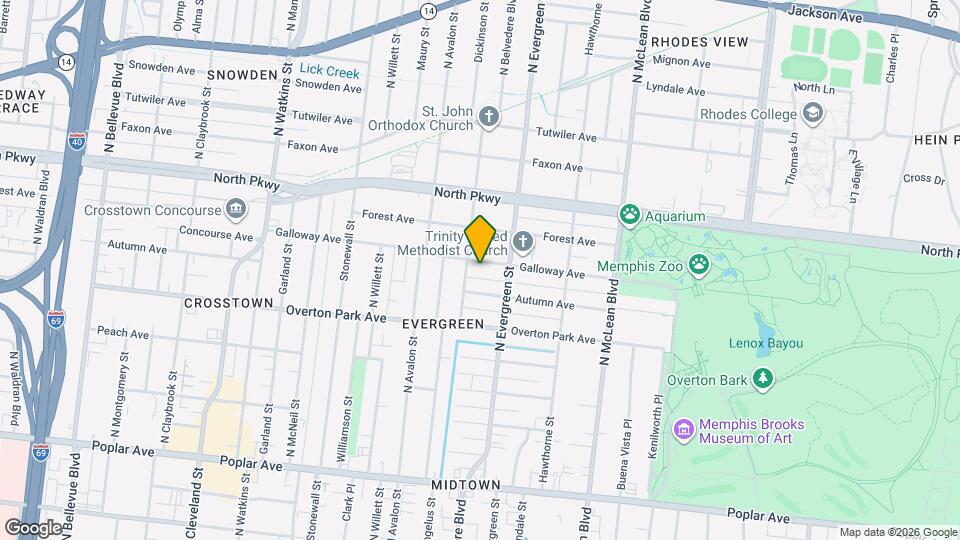 1673 Galloway Ave, Unit 1 Mapa y Detalles de la Ubicación