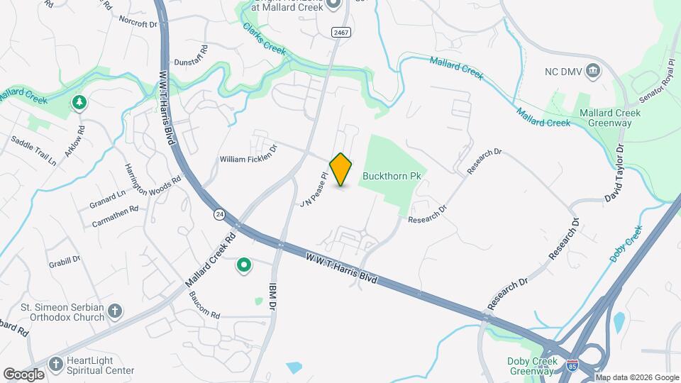 1931 J N Pease Pl Map and Location Details