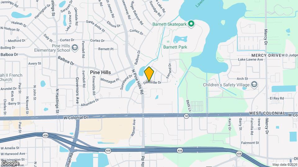 4926 Deauville Dr Map and Location Details