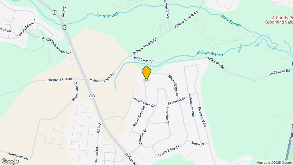 24889 Rivers Edge Rd Map and Location Details