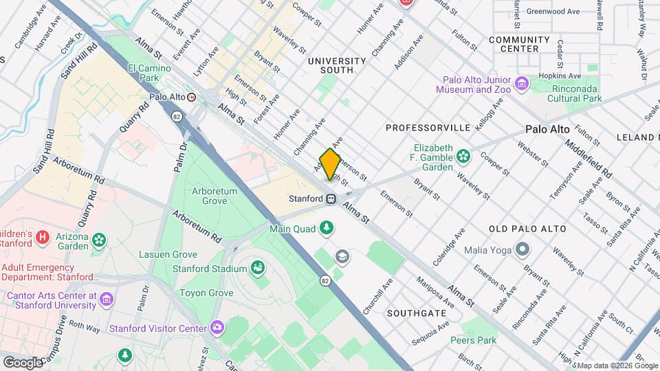 1061 Alma St Mapa y Detalles de la Ubicación