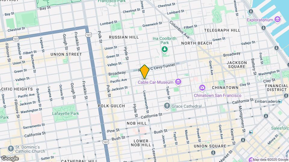 1530 Leavenworth St Map and Location Details