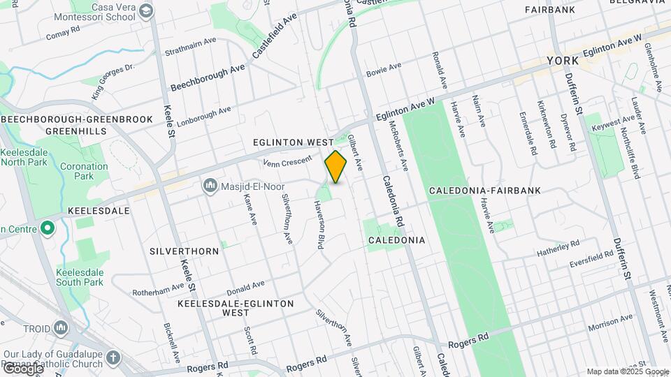 541 Blackthorn Ave Map and Location Details