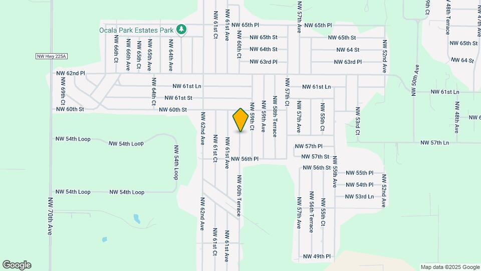 5805 NW 60th Terrace Map and Location Details