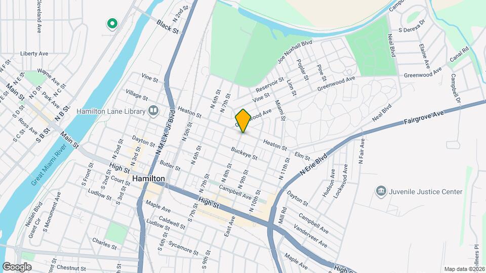 803 Heaton St Map and Location Details