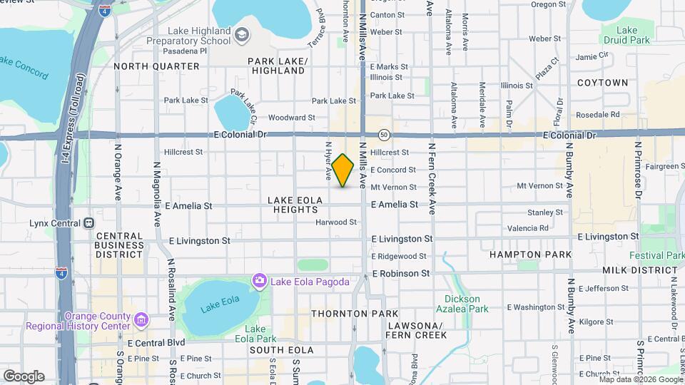 1016 Mt Vernon St Map and Location Details