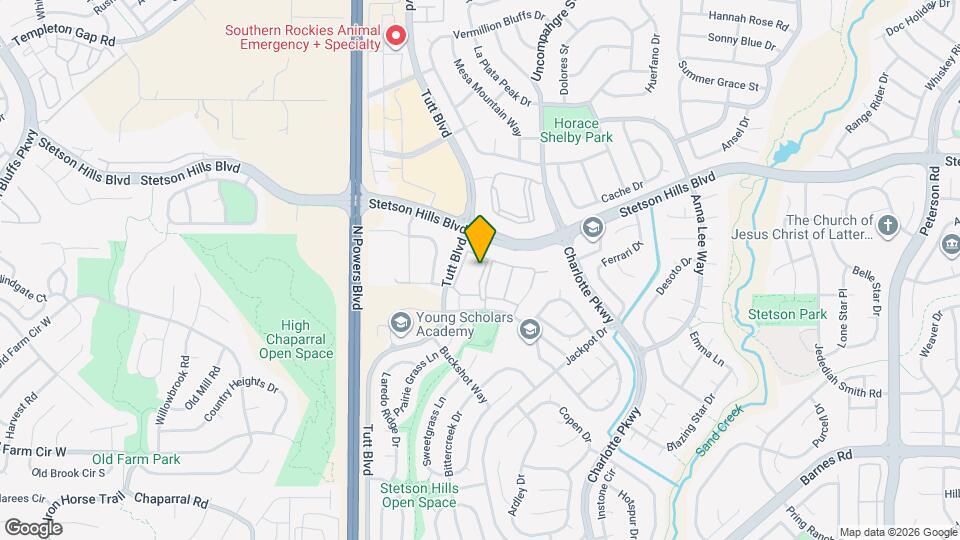 5225 Palomino Ranch Point Map and Location Details
