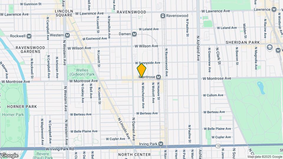 1942 W Montrose Ave Map and Location Details