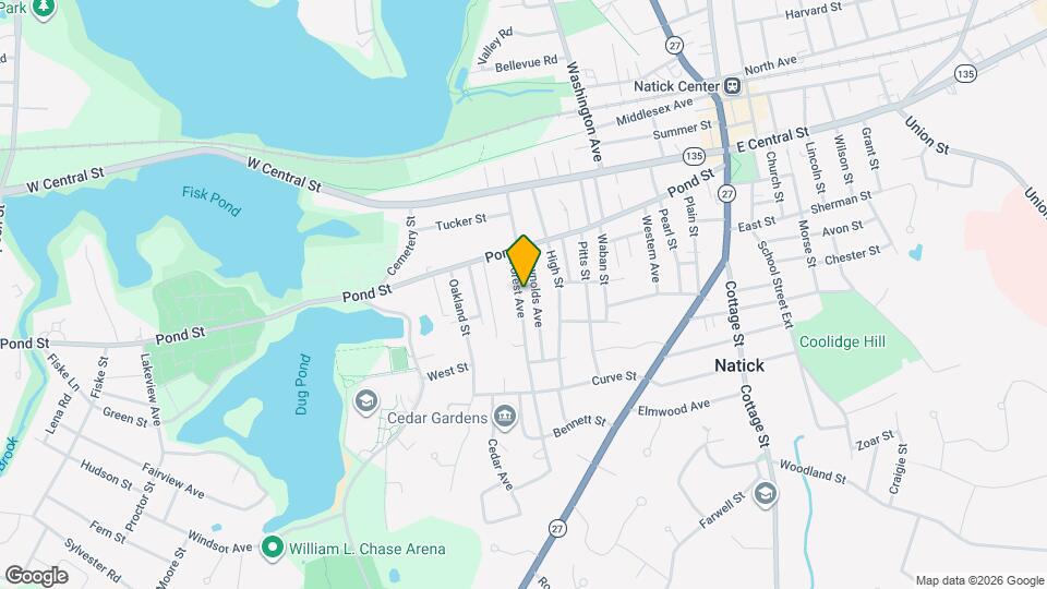 14 Forest Ave, Unit 2 Mapa y Detalles de la Ubicación