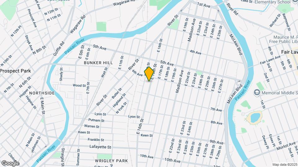 162 E 16th St Mapa y Detalles de la Ubicación