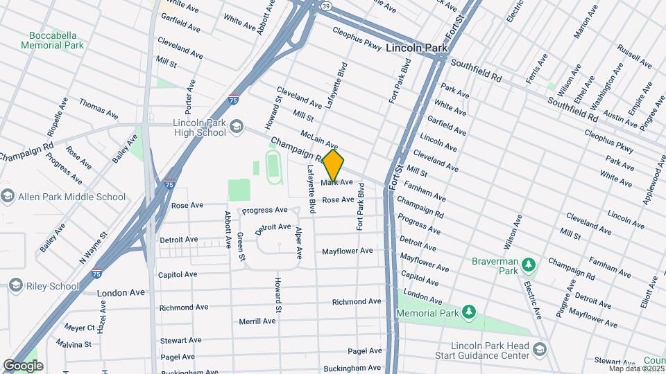 1409 Mark Ave Map and Location Details