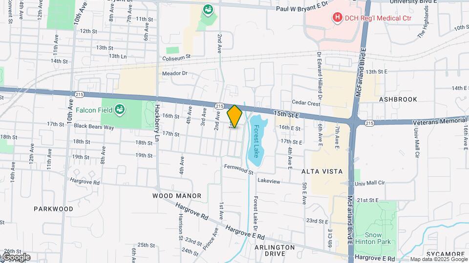 1615 1st Ave Map and Location Details