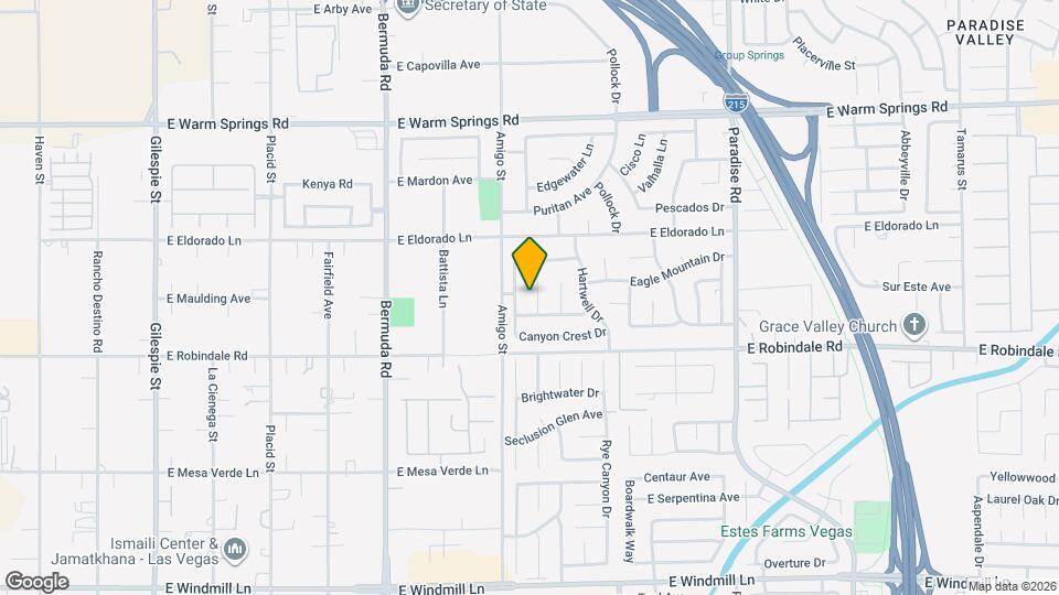 7611 Cougar Creek Cir Map and Location Details