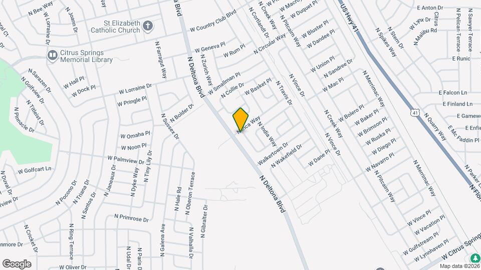 816 W Marguerita Dr Mapa y Detalles de la Ubicación