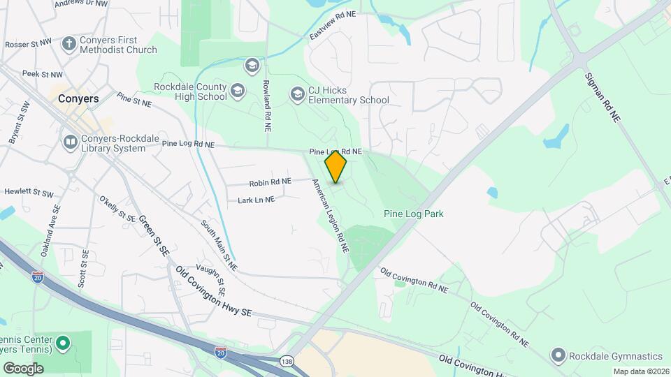 1254 Woodlyn Chase NE Map and Location Details