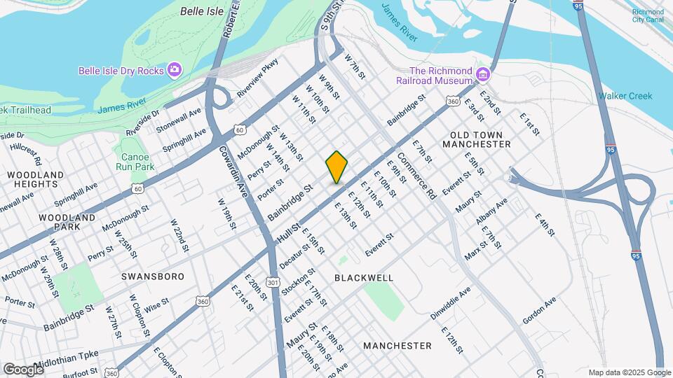 1213 Hull St Mapa y Detalles de la Ubicación