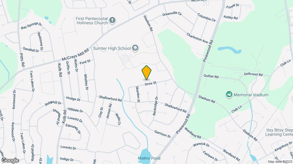 2361 Orvis St Map and Location Details