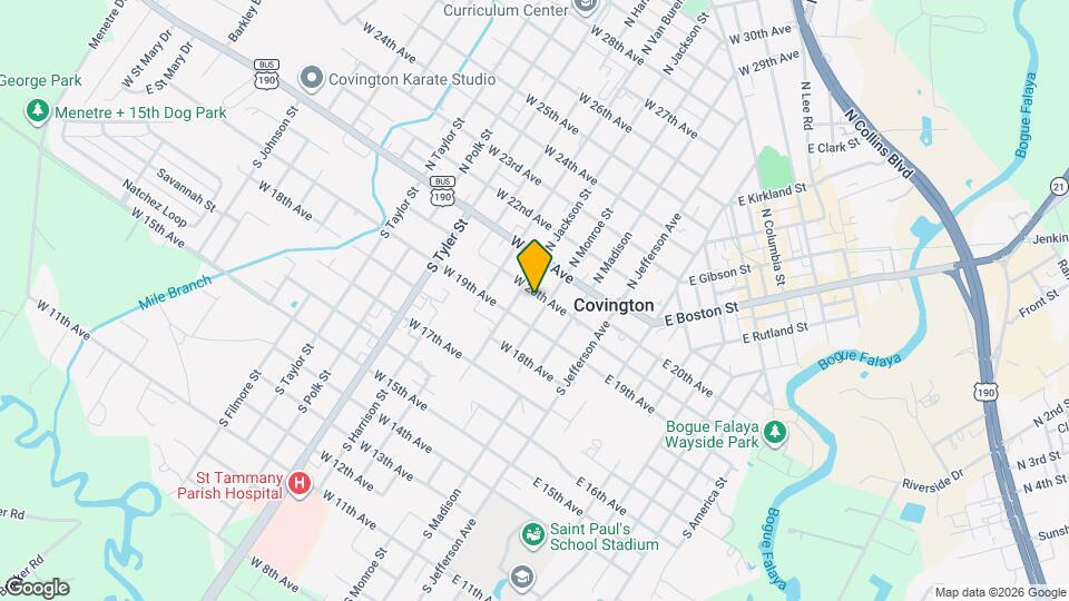 309 W 20th Ave Mapa y Detalles de la Ubicación