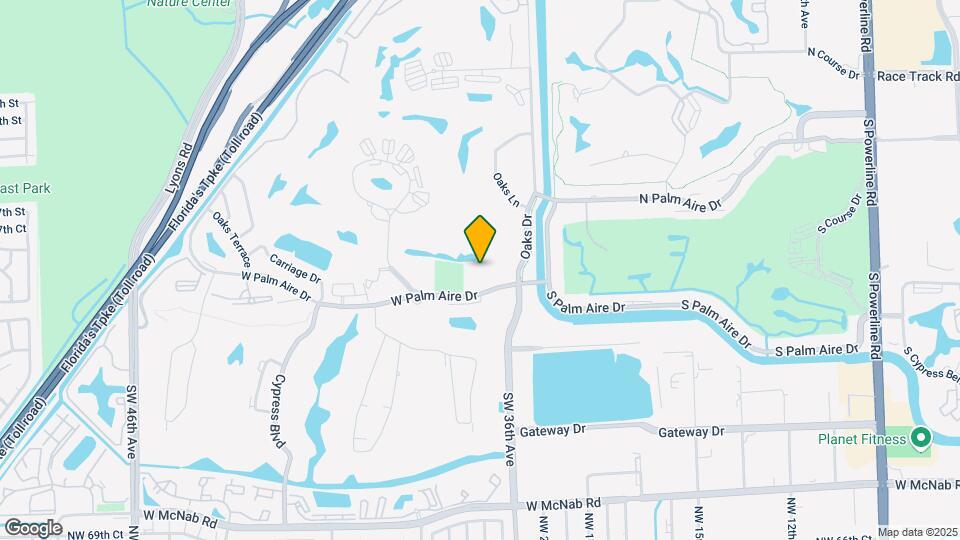 4015 W Palm Aire Dr, Unit 603 Map and Location Details