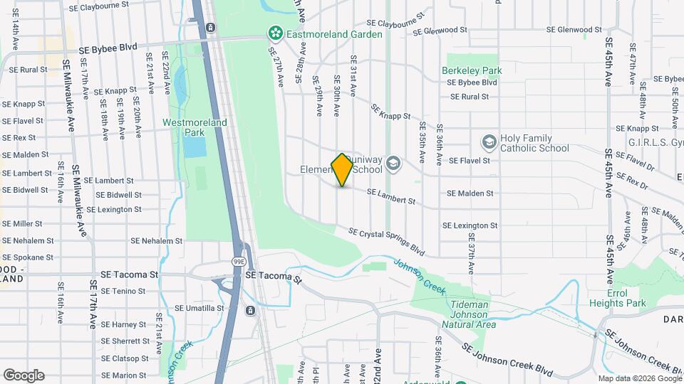 3010 SE Lambert St Map and Location Details
