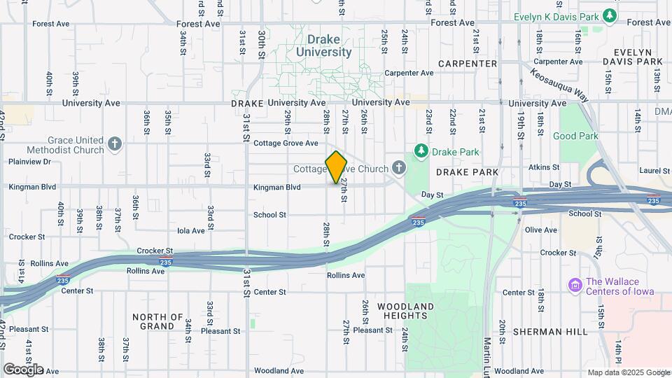 2706 Kingman Blvd Map and Location Details