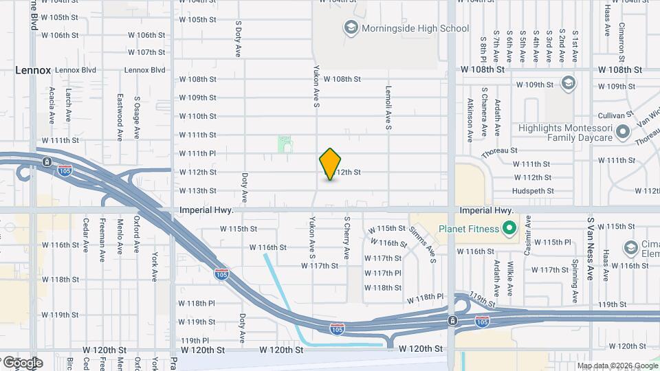 3537 W 113th St Map and Location Details