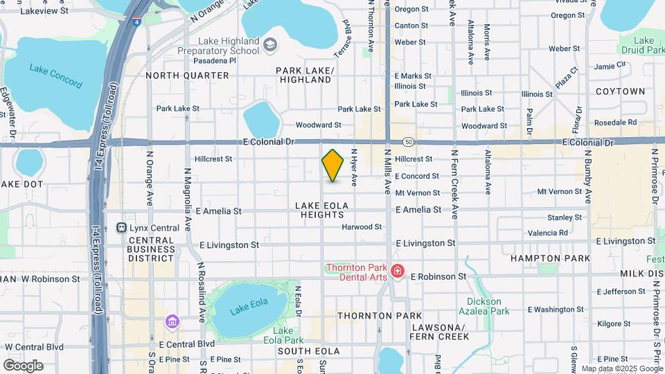 719 Mt Vernon St Map and Location Details