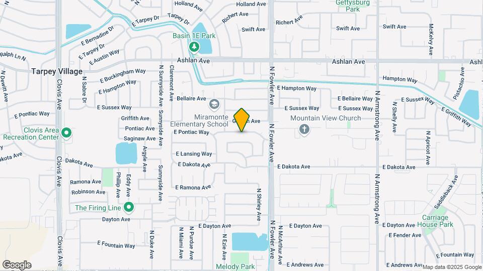 5946 E Pontiac Way Map and Location Details