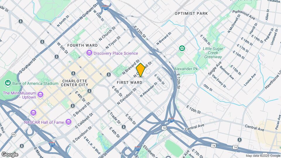 542 E 9th St Map and Location Details