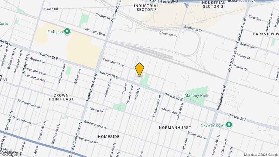 305 Weir St N Map and Location Details