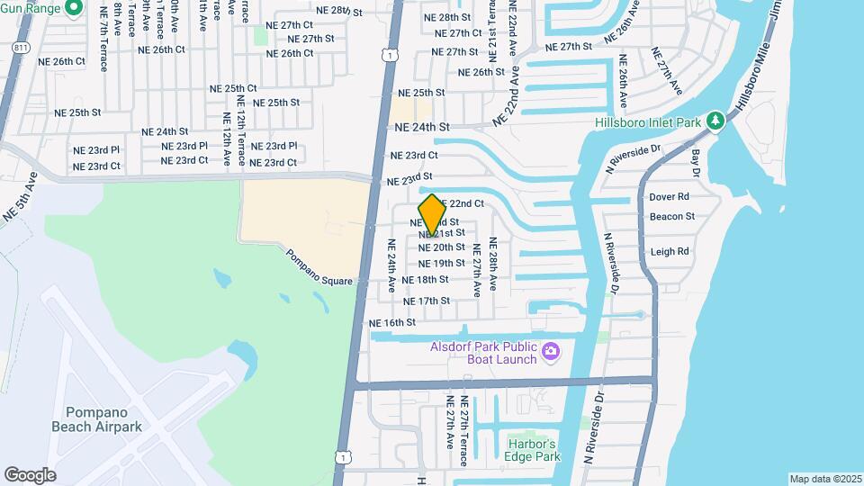2611 NE 20th St Map and Location Details