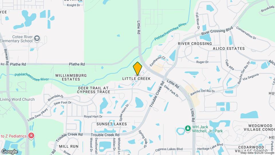 8512 Shallow Creek Ct Map and Location Details