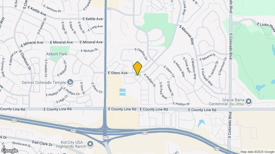 2740 E Otero Plz, Unit 10 Mapa y Detalles de la Ubicación