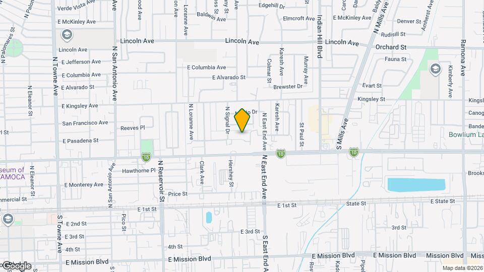 1227 E Pasadena St Map and Location Details