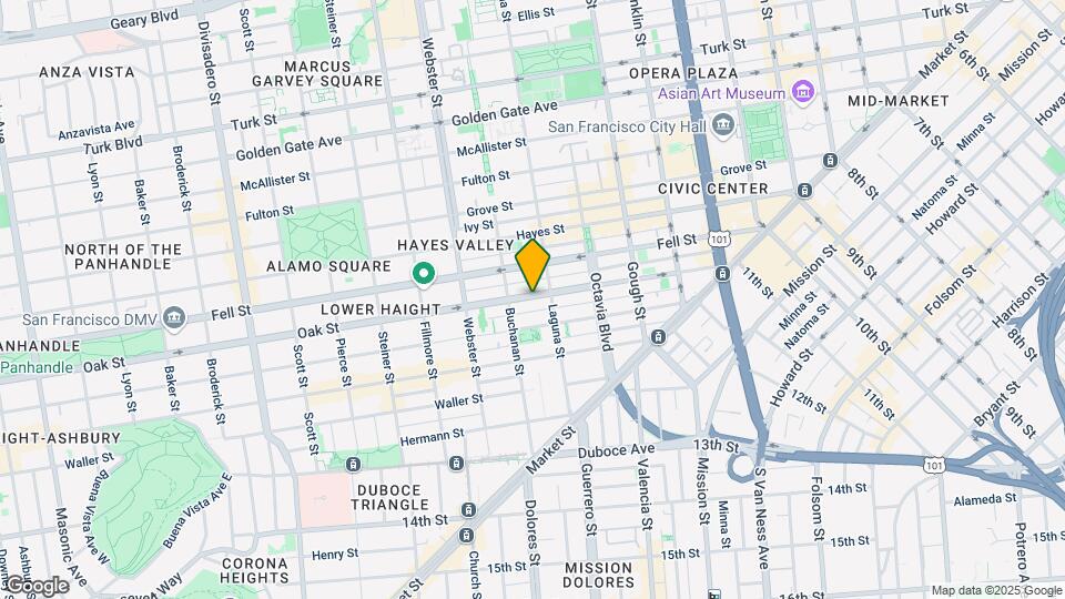439-443 Oak St Map and Location Details