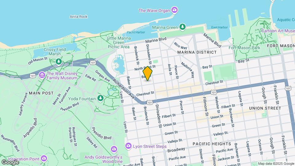 2340 Francisco St Map and Location Details