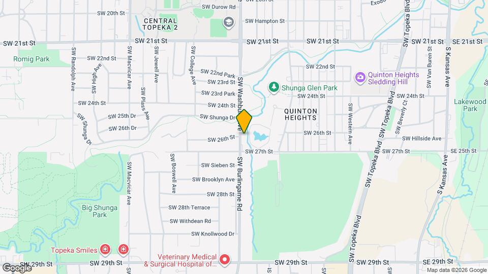 2602 SW Washburn Ave Map and Location Details