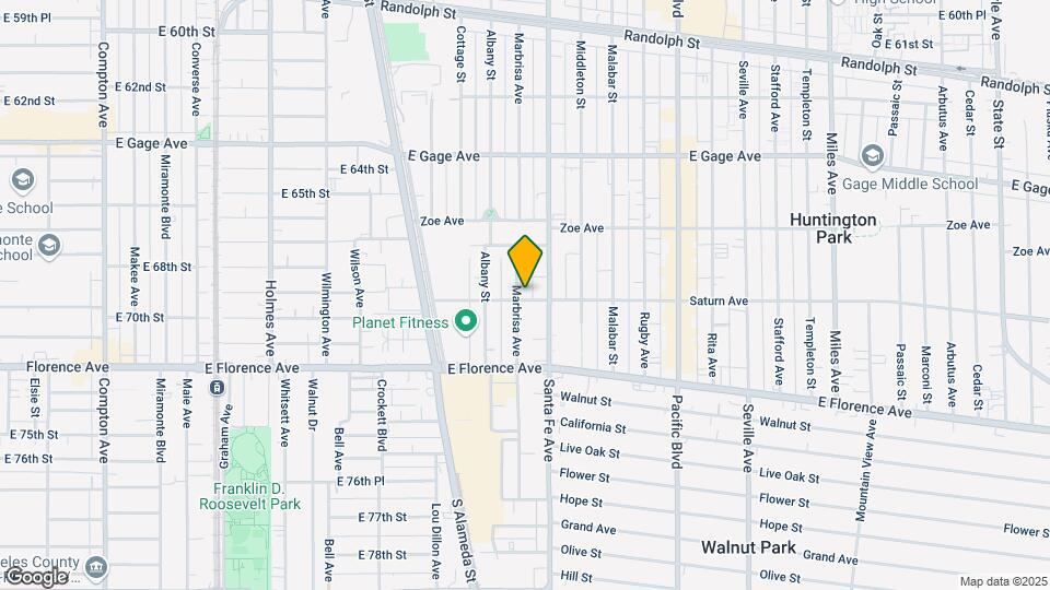 6822 Marbrisa Ave Mapa y Detalles de la Ubicación