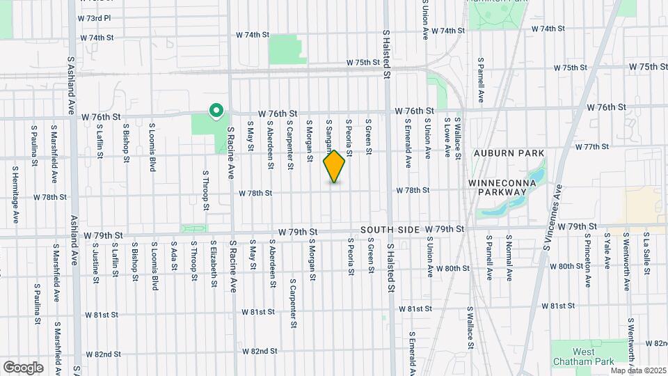 7755 S Sangamon St Map and Location Details