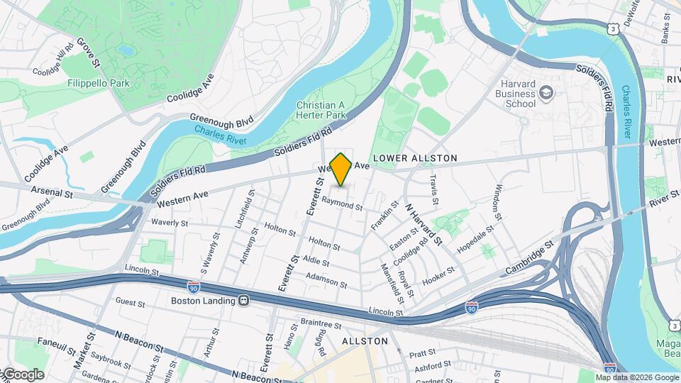 2 Westford Pl, Unit 2 Map and Location Details