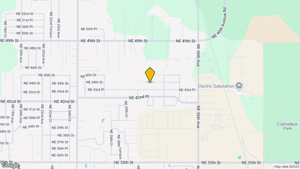 3160 NE 44th Pl Map and Location Details