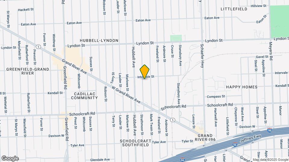 14170 Strathmoor St Map and Location Details