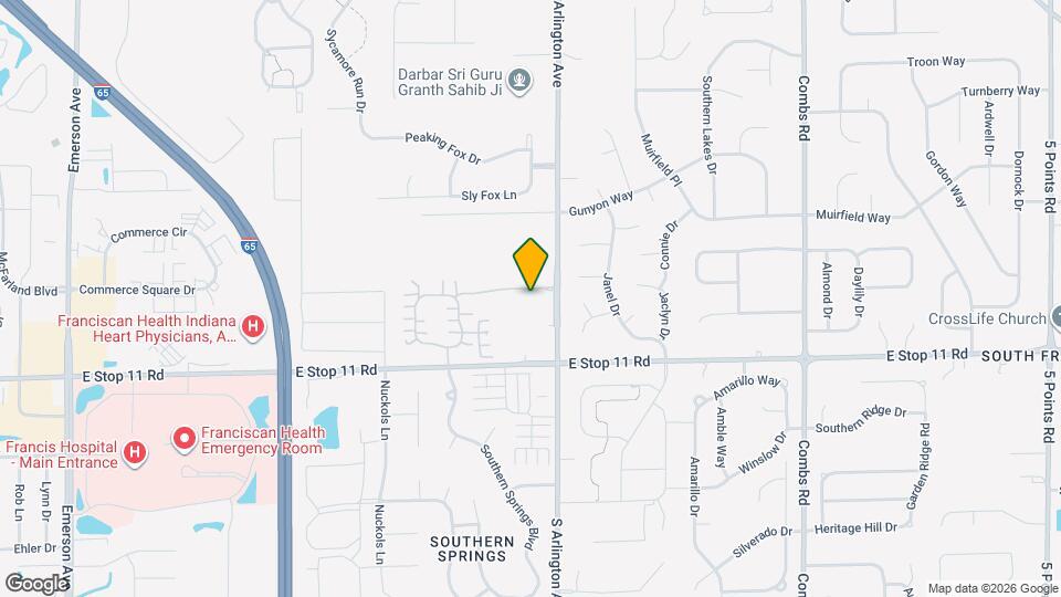 5923 Edelle Dr Map and Location Details